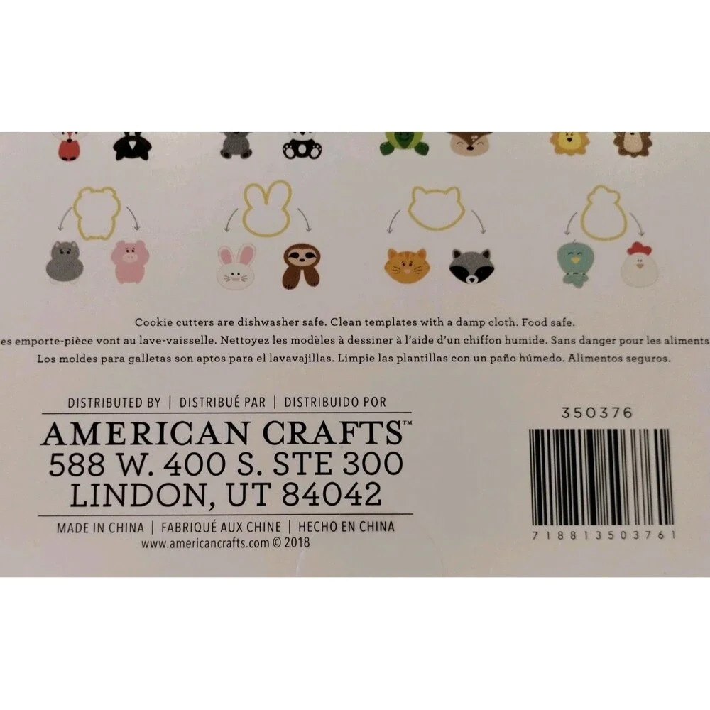 Sweet Sugarbelle Animal Shape Shifter Cookie Cutter Set, 43 pieces - NEW
